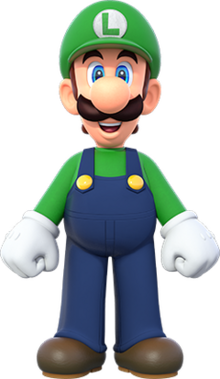 green characters/  Luigi