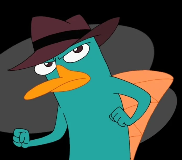 green characters/ Perry the Platypus
